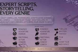 write professional scripts with powerful storytelling