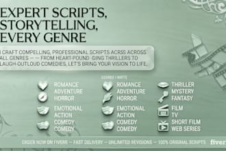 write professional scripts with powerful storytelling