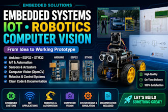 create embedded systems, ai, iot and robotics applications