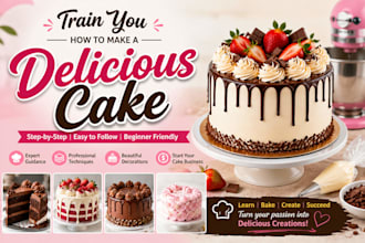 train you how to make a delicious cake