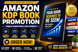 promote your amazon KDP book with kindle SEO and organic marketing