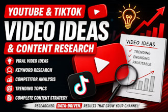research niche tailored youtube video ideas and content