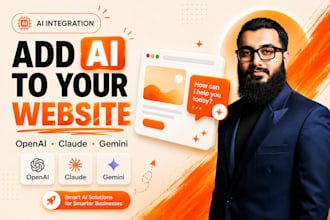build ai chatbot, ai agent or chatgpt integration for your website
