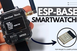 ble enabled wearable prototype, health tracker using esp32, oled,ios integration
