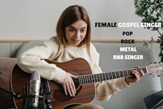 sing memorable female vocal for rnb, pop metal folk afro pop vocalist