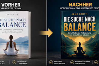buchcover redesign  rebranding frische dein veraltetes cover auf
