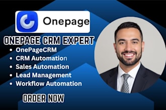 build onepagecrm sales pipeline workflow automation