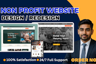 design a nonprofit website, charity, donation, 501c3, wix nonprofit website