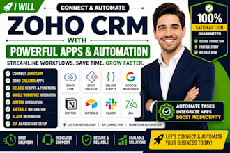 zoho crm zoho creator deluge scripts google workspace notion airtable slack zia