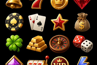 create high quality game assets and UI icons using ai
