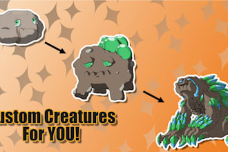 draw original monster and creature art