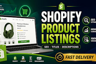 optimize shopify product listings with SEO titles and descriptions
