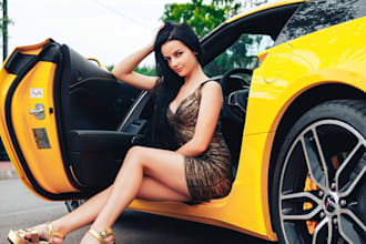 be your female photo model for a product or service