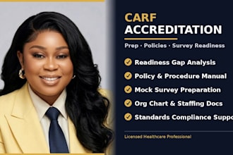 prepare your carf accreditation and behavioral health policies