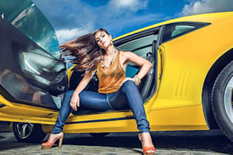 be your female photo model for a product or service
