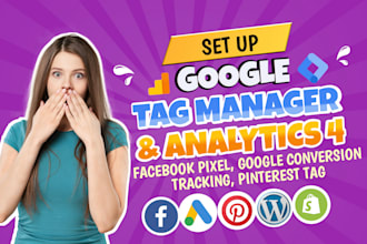 setup google tag manager, ga4 and conversion tracking