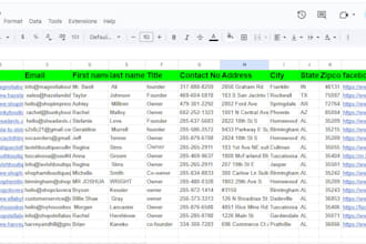provide b2b lead generation and web research