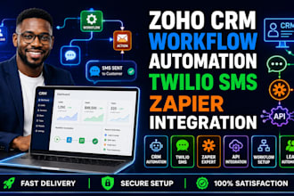 build automated zoho crm workflows with twilio sms and zapier integration