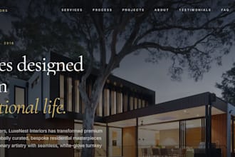 build a modern responsive business website and deploy it
