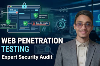 perform penetration testing web vulnerability assessment and security audit