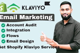 do shopify klaviyo email marketing, CRM flows and sales flows