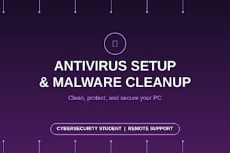 install and configure antivirus and clean your PC from malware
