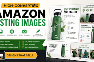 do amazon product listing images, amazon infographic, listing images design