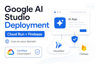 fix or deploy your google ai studio app to cloud run