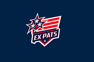 create patriotic american flag vintage retro t shirt design