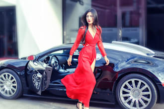 be your female photo model for a product or service