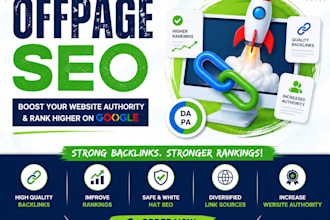 buid high quality authoritative offpage SEO of your website
