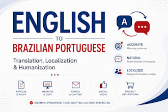 translate brazilian portuguese content into english