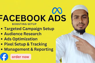 be facebook ads campaign and post boosting advertising