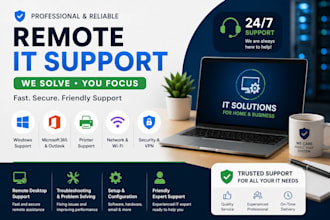 provide IT desktop and network support