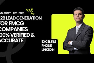 do b2b lead generation and data entry