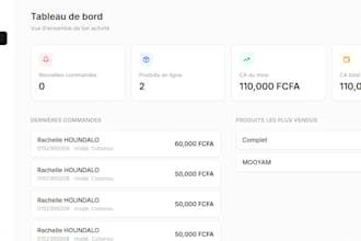 je vais concevoir et développer un site web professionnel