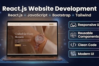 be your react js frontend developer