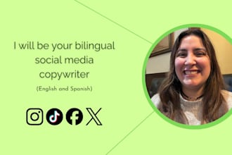 be your bilingual social media copywriter