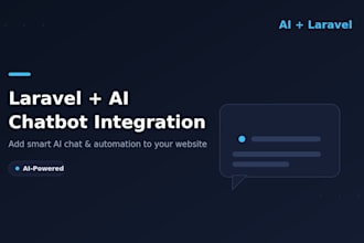 integrate ai chatbot into your laravel website