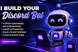 build a custom discord bot with API integrations