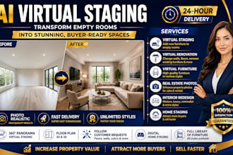 virtual staging virtual furniture virtual renovation interior design real estate