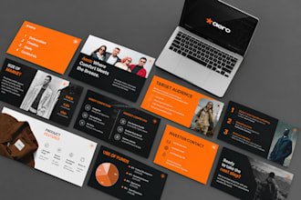 design high impact startup pitch deck investor presentation vc pitch deck design