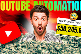 design professional cash cow thumbnails and cash cow automation thumbnail