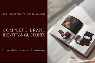 design a modern brand identity, logo, and brand guidelines