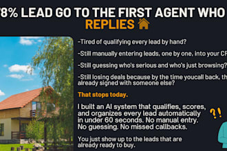 build a speed to lead qualification and follow up system
