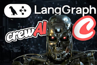 build a custom multi agent workflow using langgraph or crewai