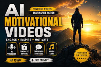 produce inspiring ai motivational videos with ai voice