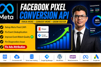 set up facebook pixel and conversion API tracking