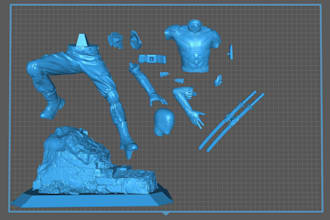 fix stl files, repair stl edit and modify 3d model for 3d printing