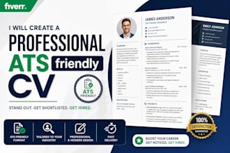 create a professional ats friendly CV